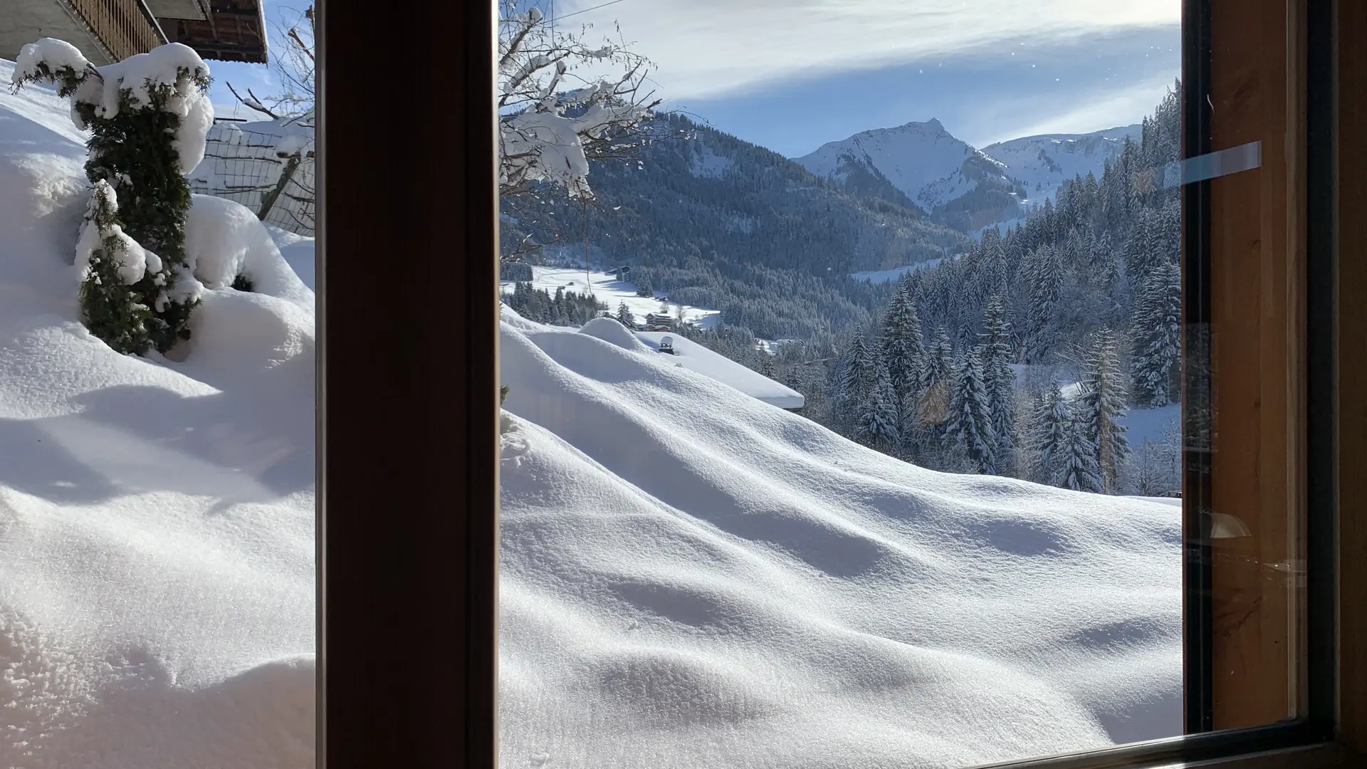 Vue du chalet