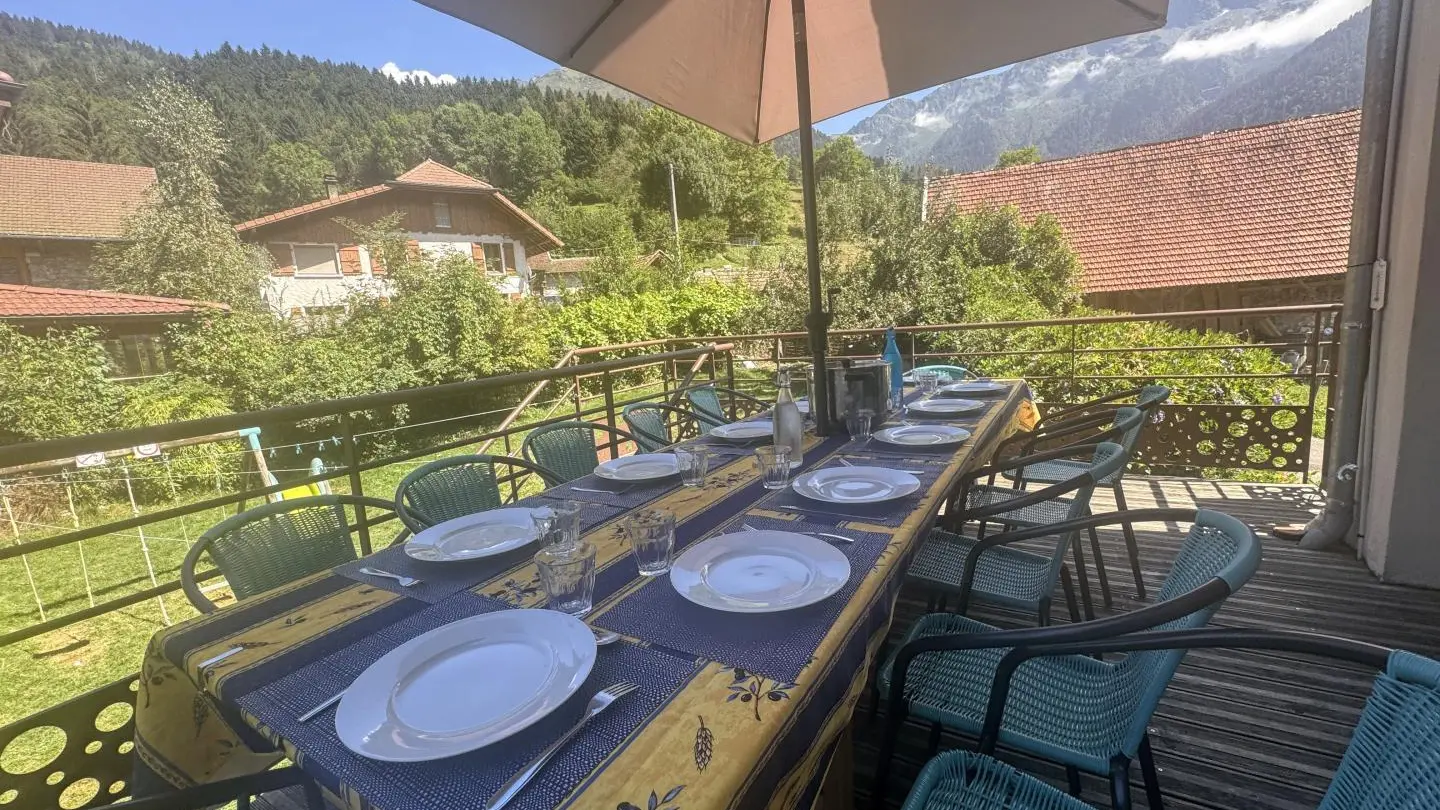 Premier étage : la terrasse