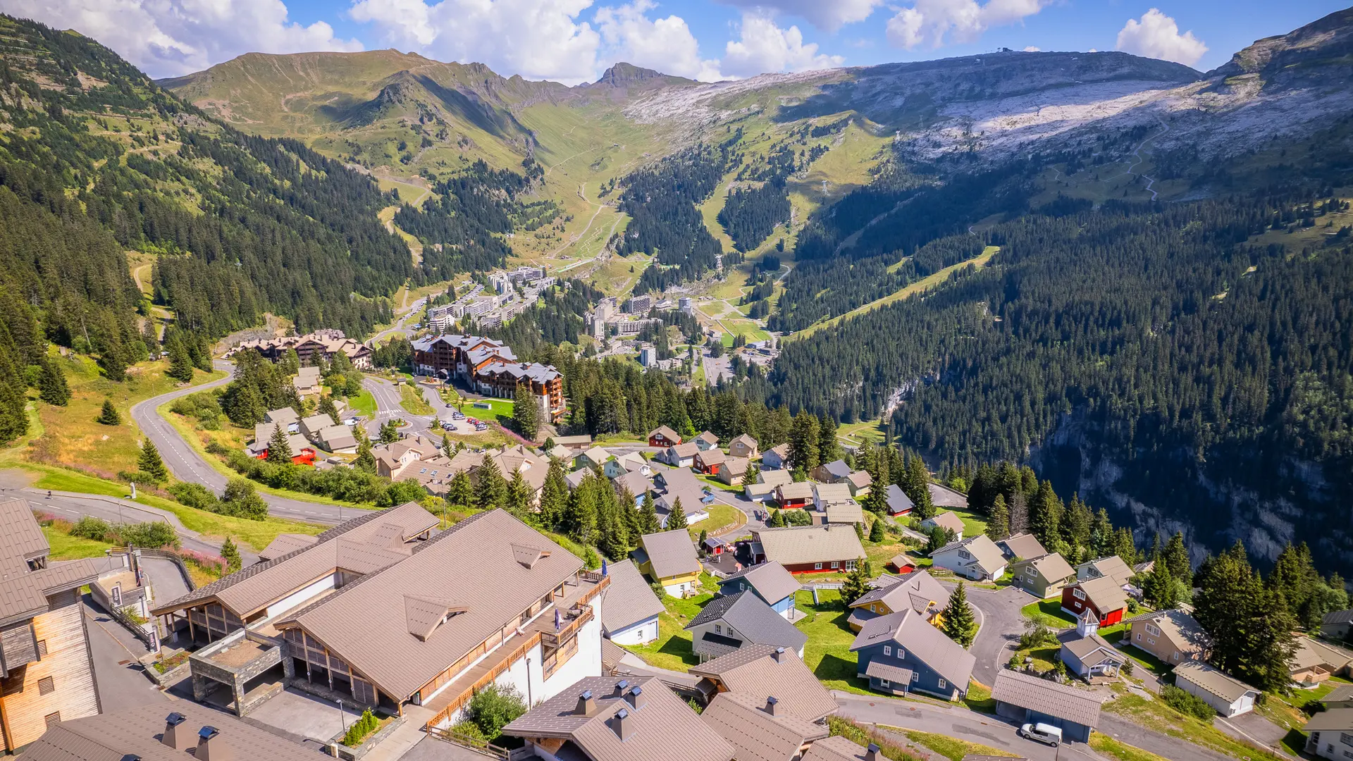 View from the residence