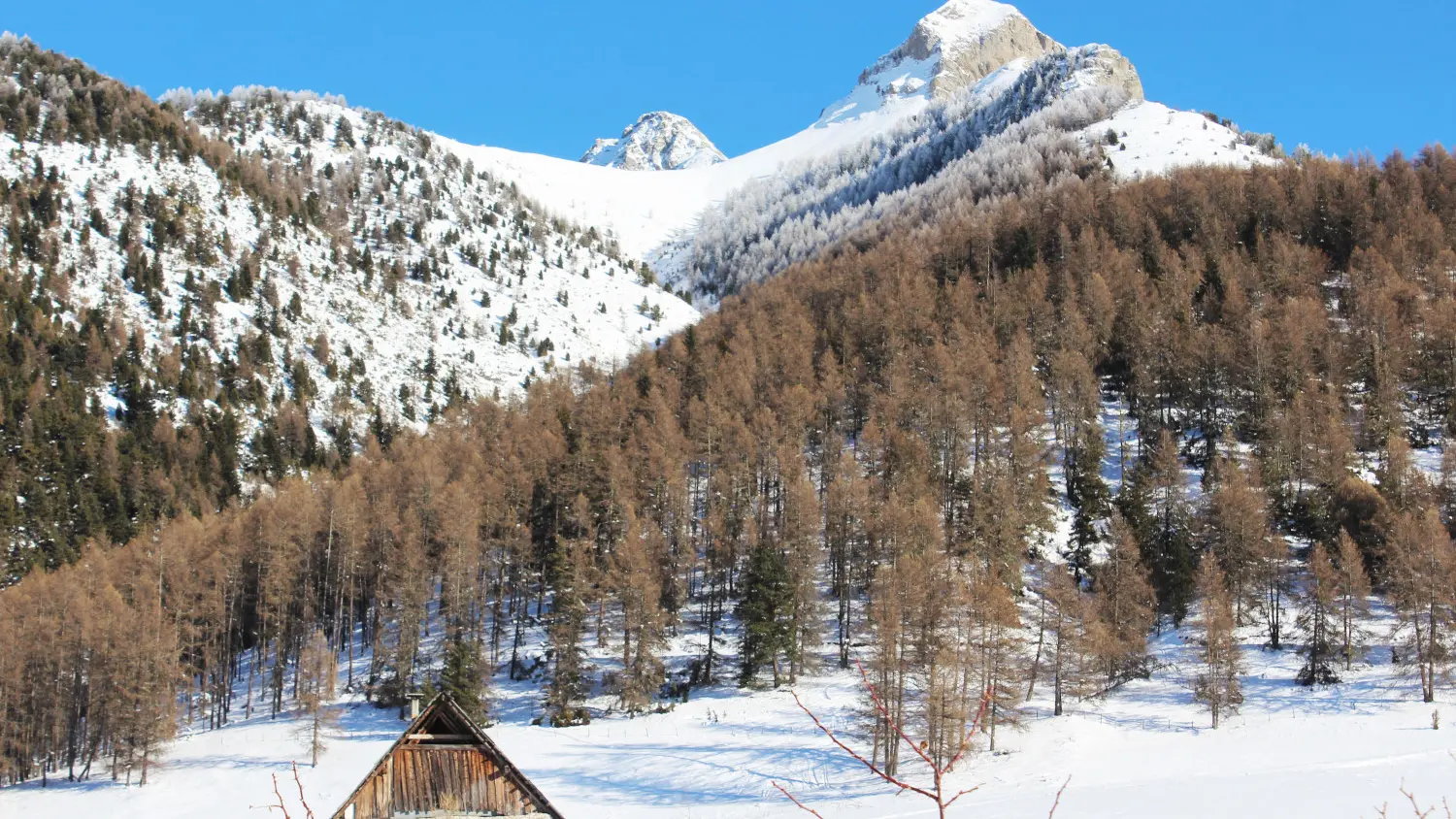 Raquette hameau de Moissière, Ancelle