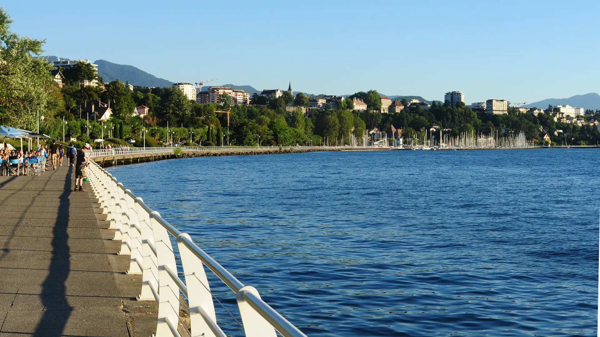 Balade sur les bords du Léman à Thonon-les-Bains