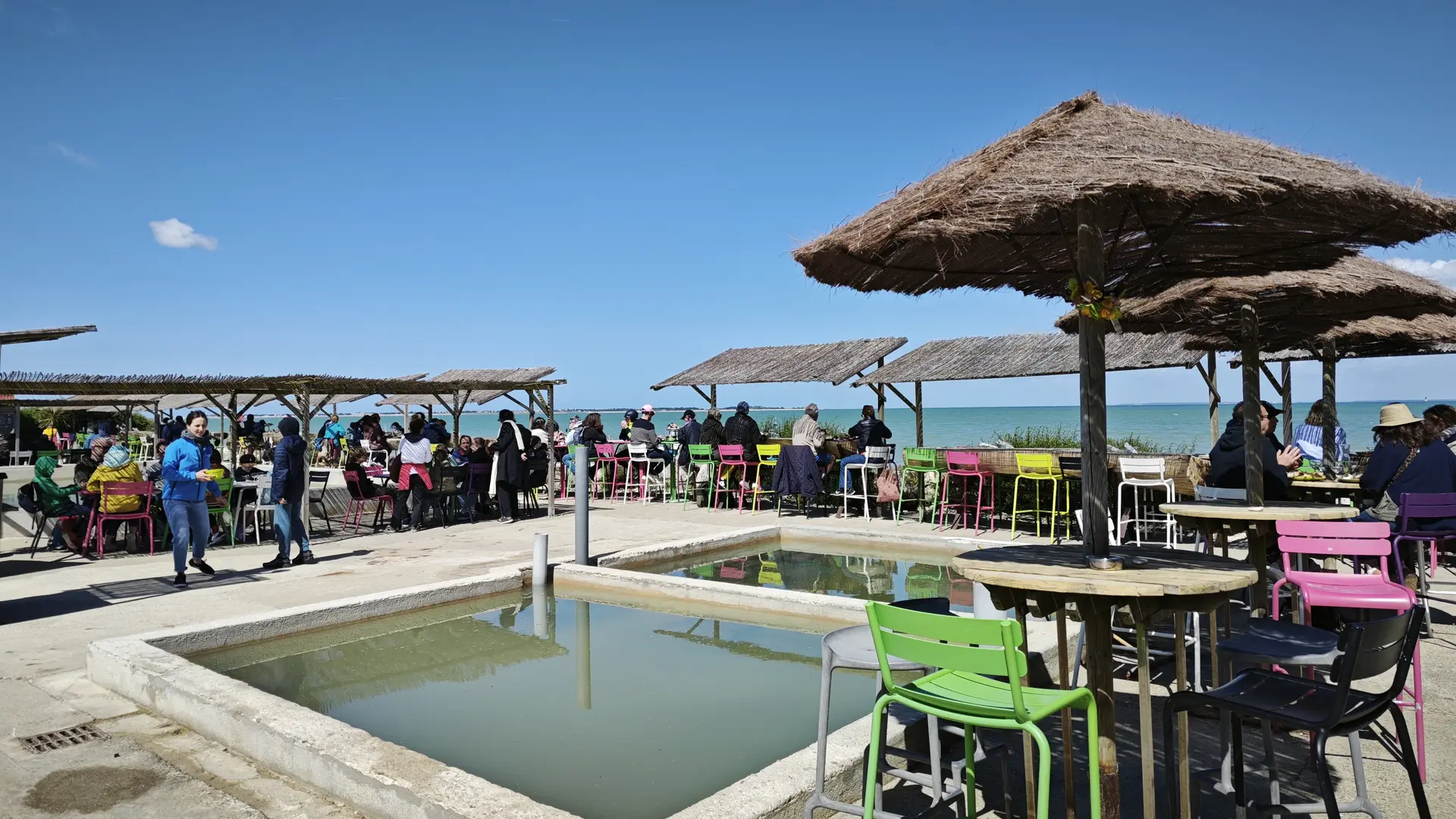 Notre terrasse à Ré Ostrea