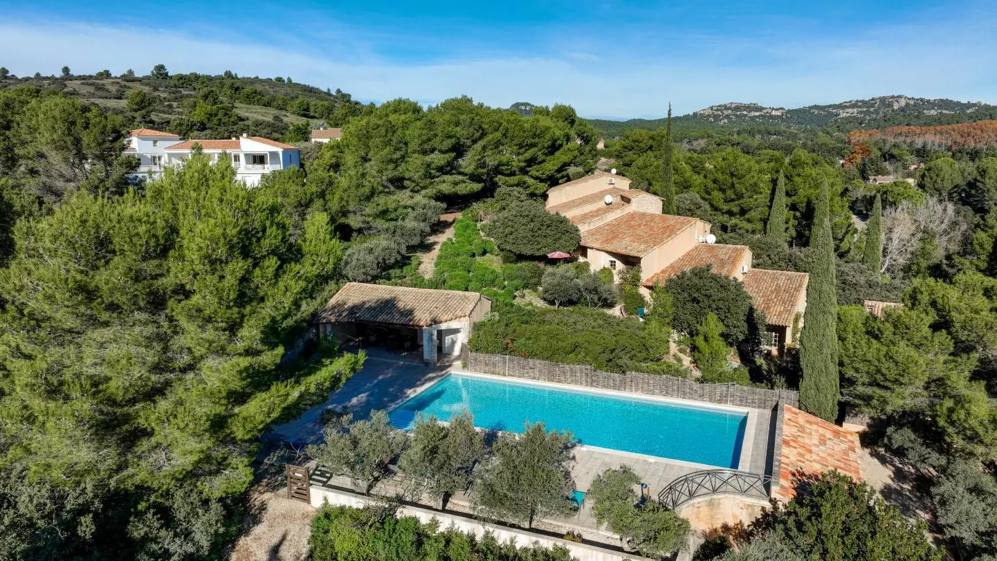 vue aérienne de la résidence
