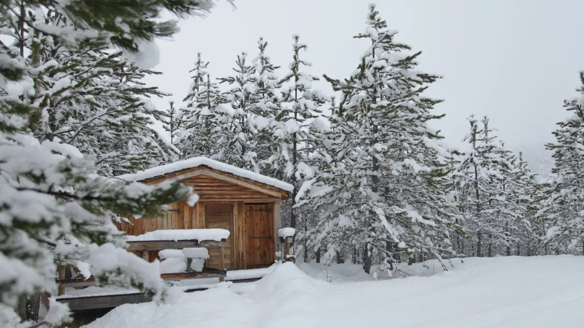 Cabane Céphée hiver