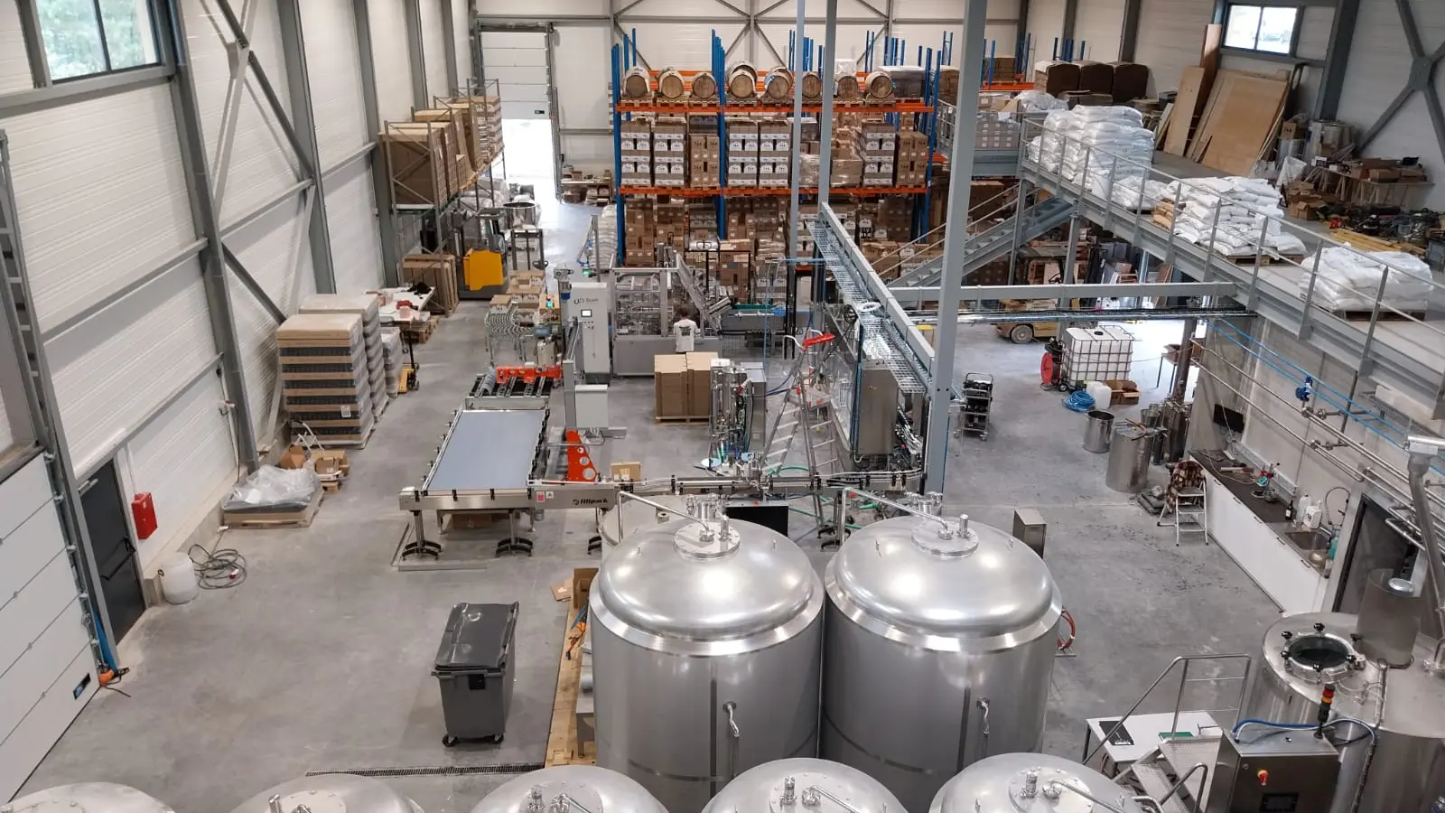 Salle de production de la Brasserie 744