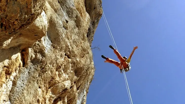 Escalade à Hauteville avec Eric Chaxel