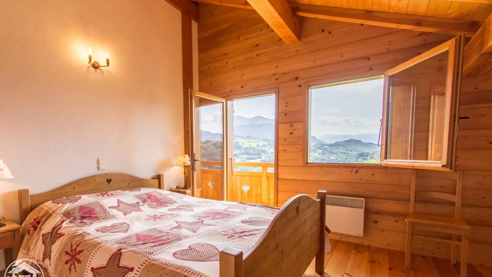 Chambre double 3, accès balcon