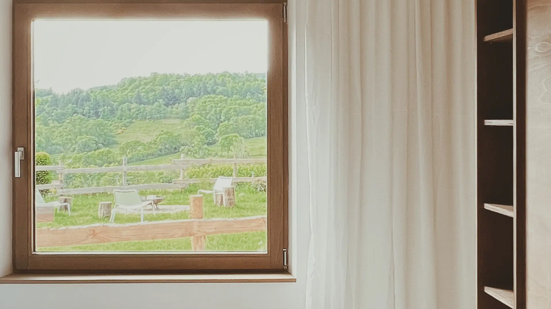 Chambre avec vue Gîte Charlotte