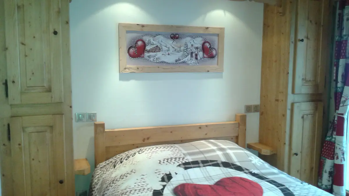 Chambre lit double /Bedroom - Le Ray'Charl - Le Grand-Bornand
