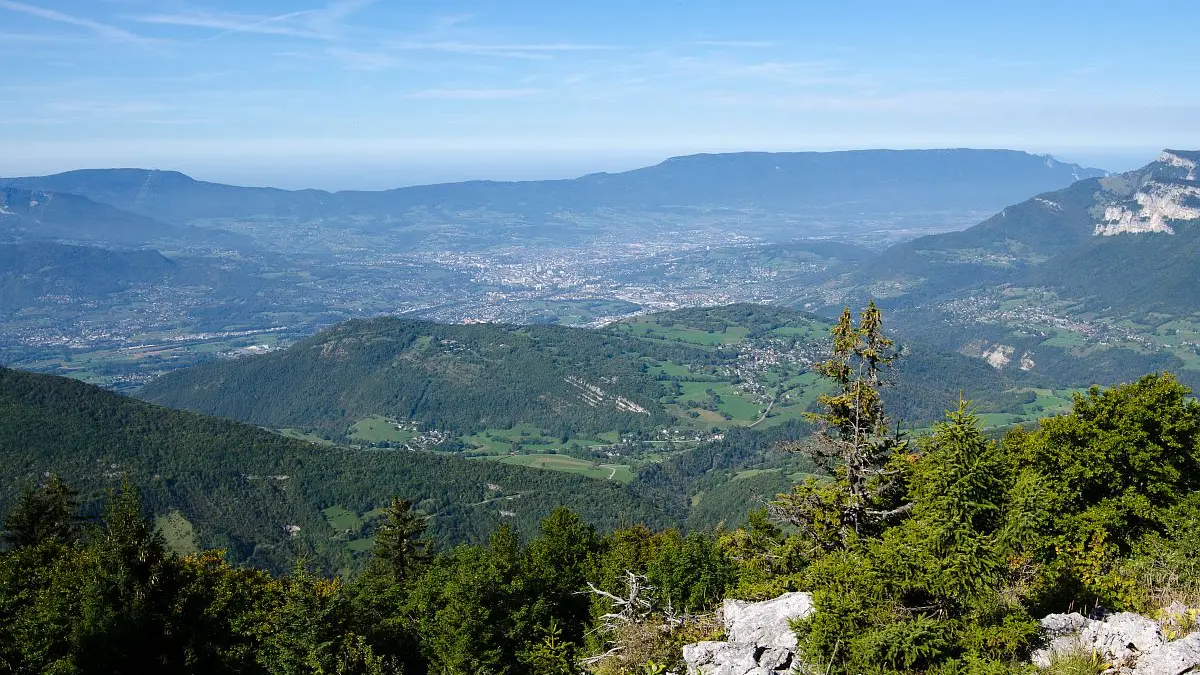 Bassin chambérien depuis la Galoppaz