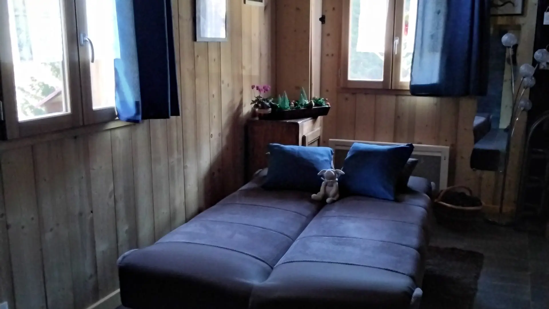 Canapé convertible du salon