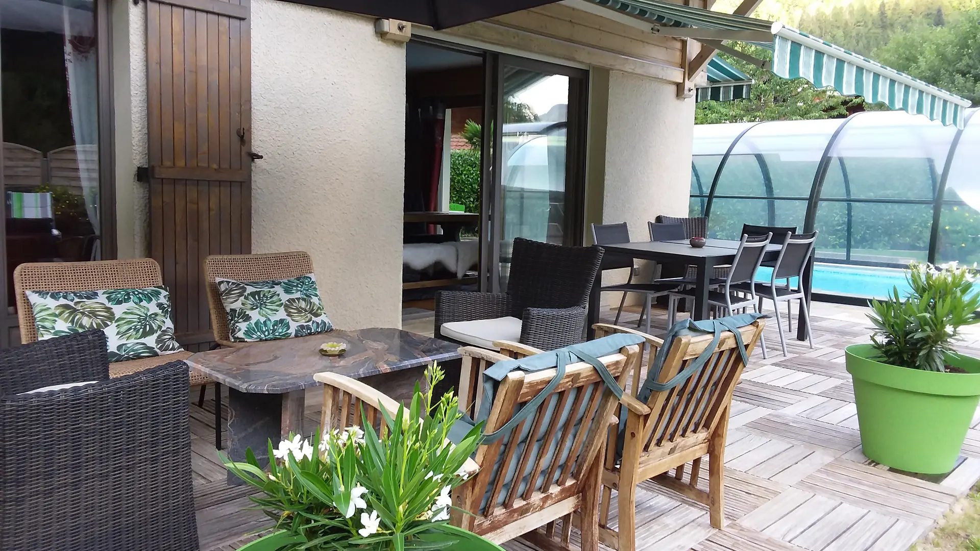 Terrasse - Chalet du Fier - Thônes, Haute-Savoie