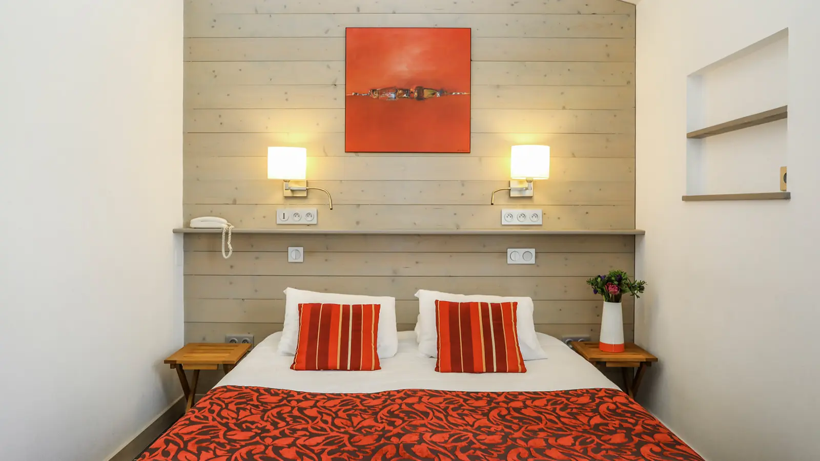 Lit double de la suite « Côté jardin »