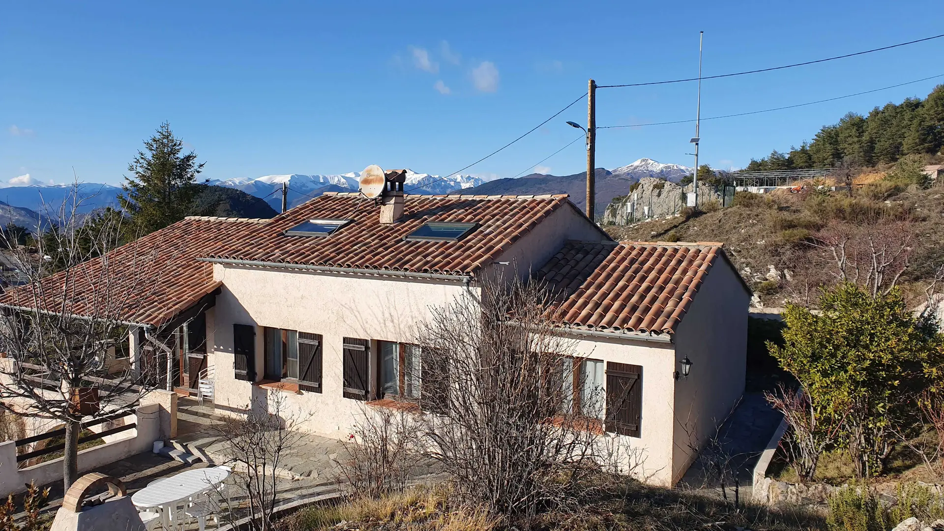 La Bastide du Rousset-Vue maison-Ascros-Gîtes de France des Alpes-Maritimes