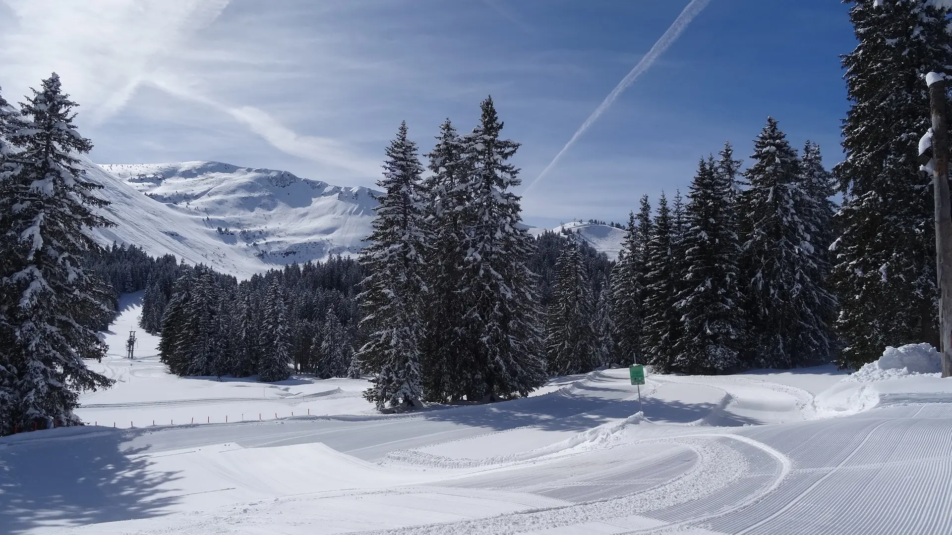 Plateau de Sommand en hiver