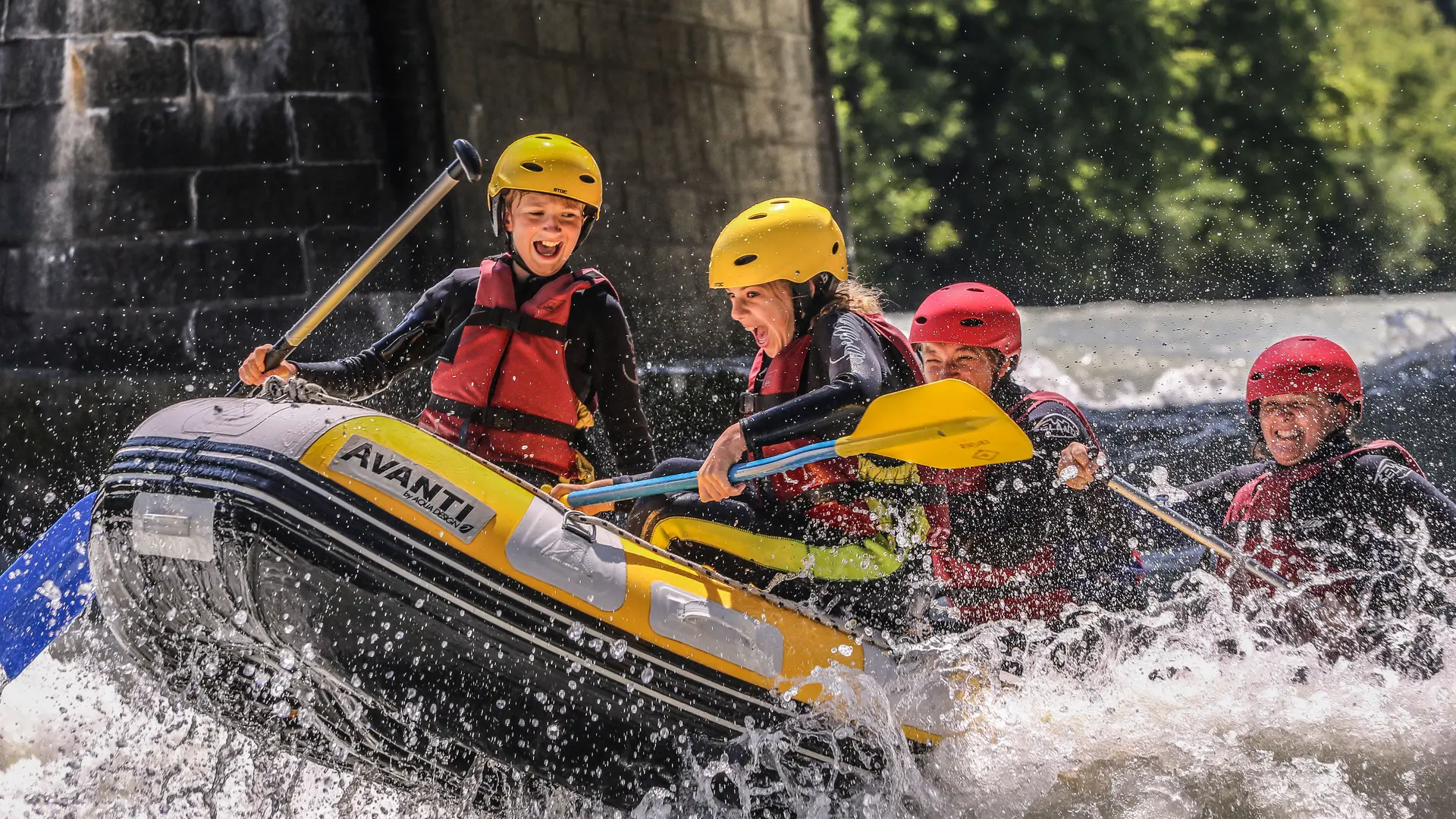 Mini-raft Navigation-LOISIRS-Passy-Adventures Payraud Session Raft ©