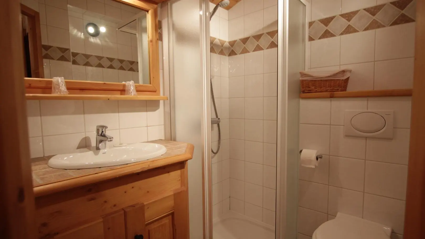 Salle d'eau/wc de la chambre.