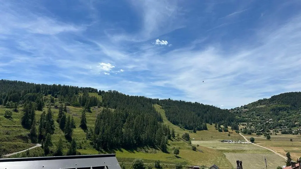 Lou Castelet Beuil vue du balcon gites de France Alpes Maritimes