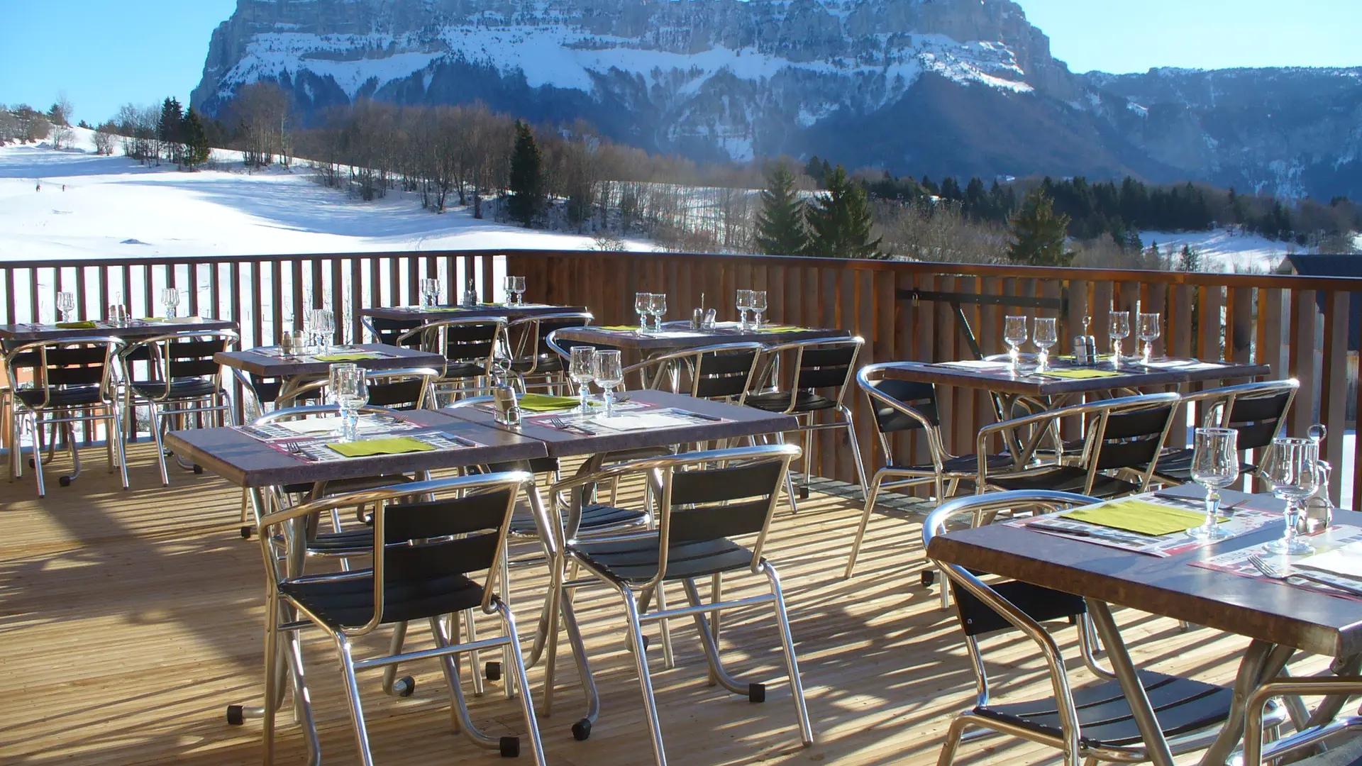 Terrasse avec vue panoramique