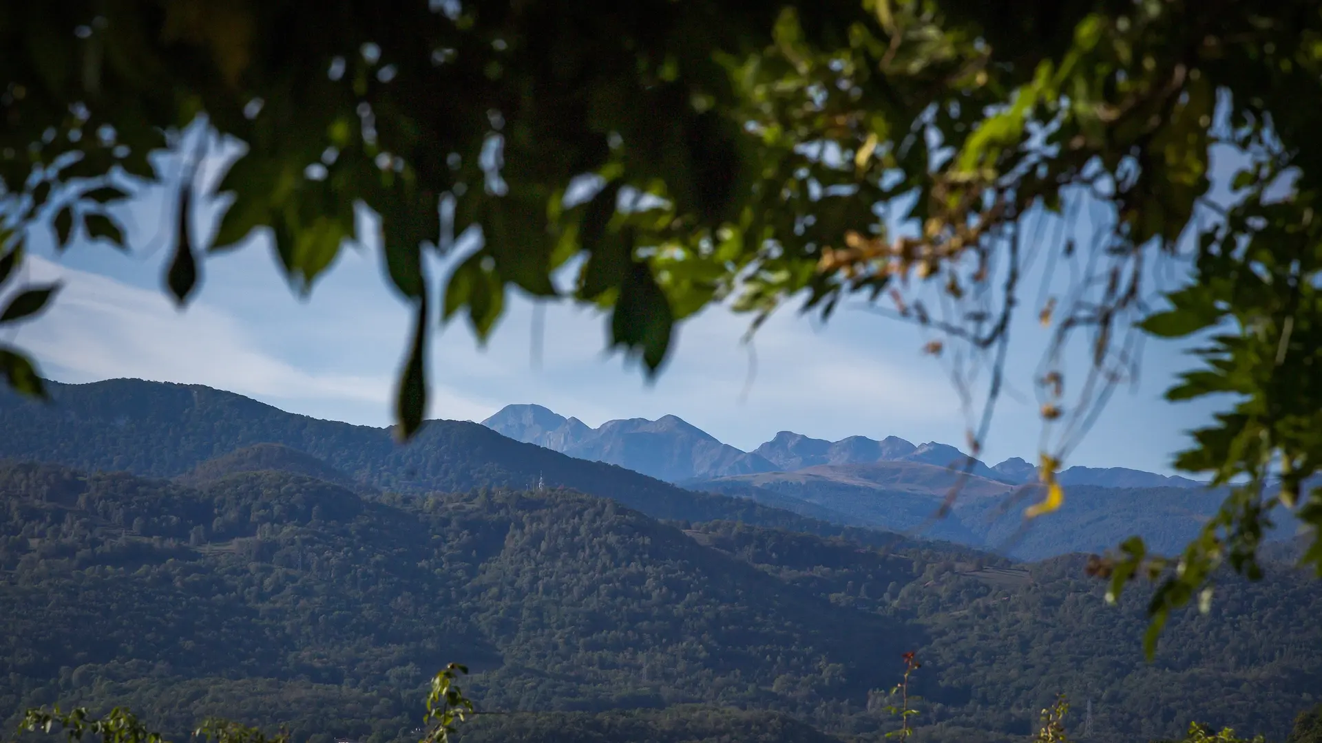 Paysage de nature depuis Saint-Lizier