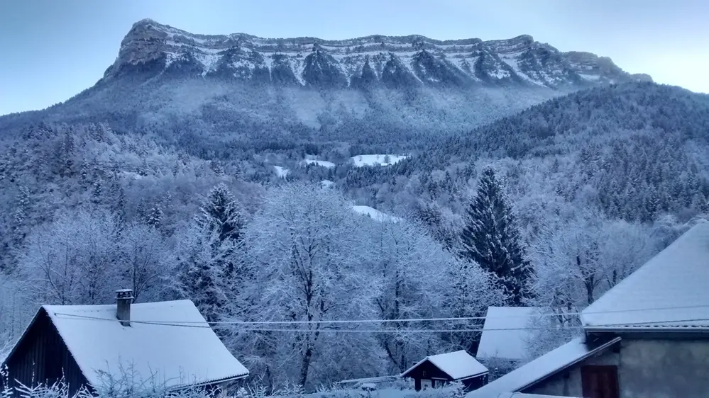 Vue depuis le gîte