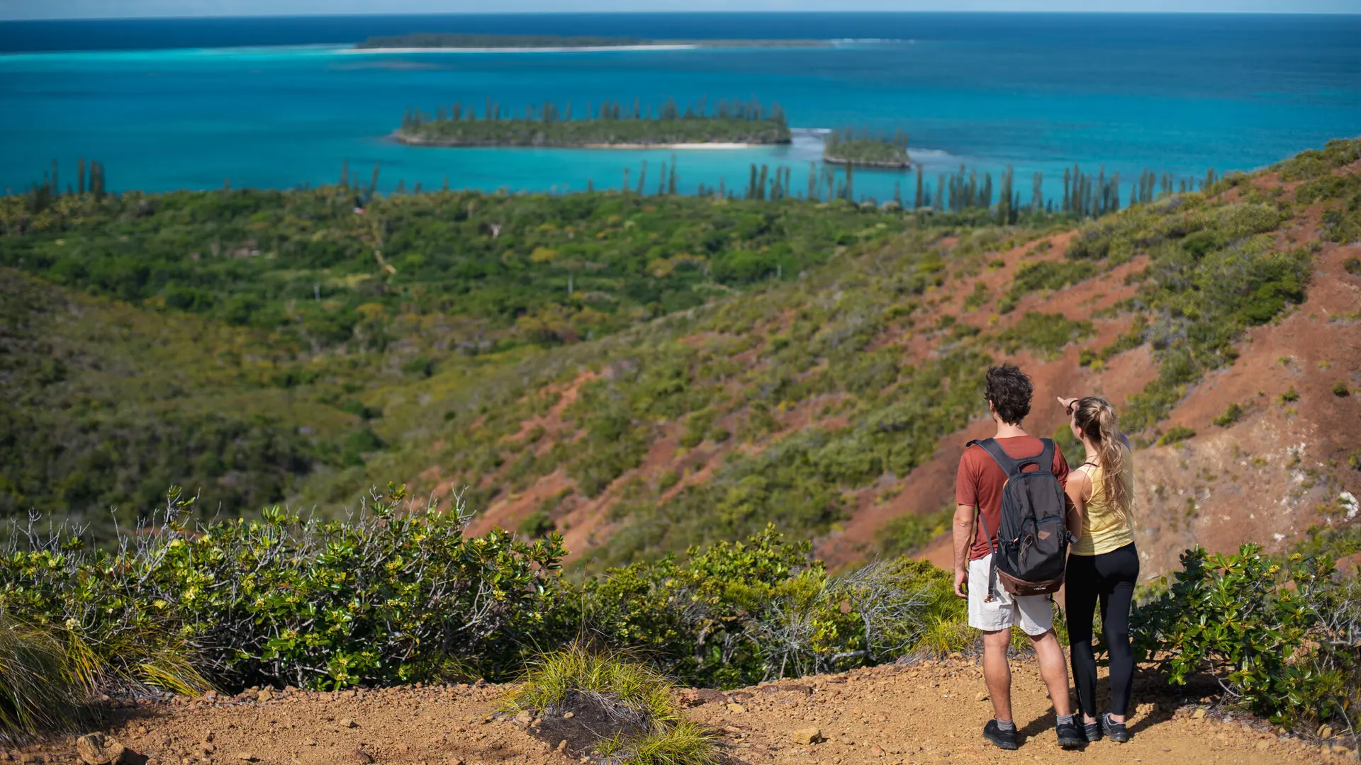 Vue depuis les hauteurs du Pic N'ga