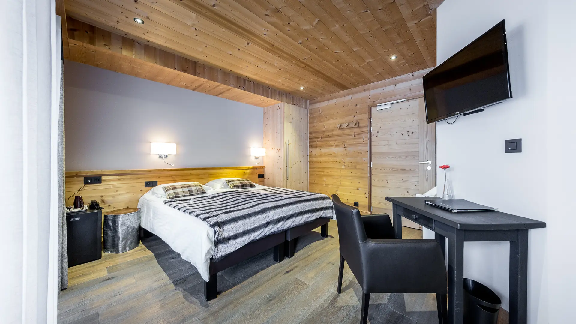 Vue sur la chambre lodge