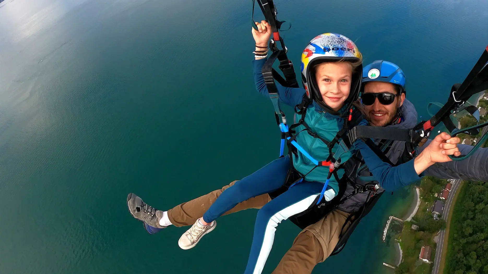 Baptême parapente enfant