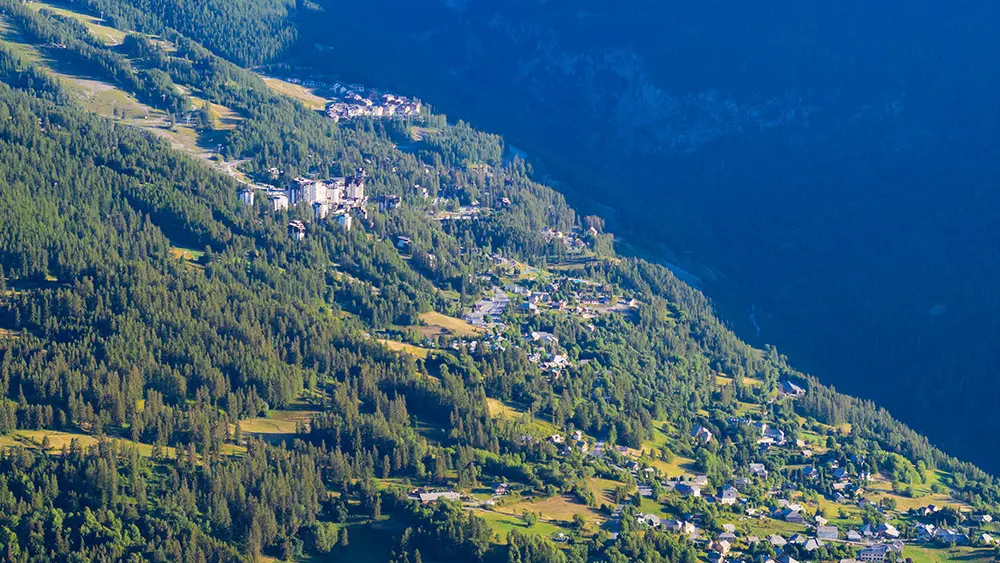 Vue station depuis Le Méale