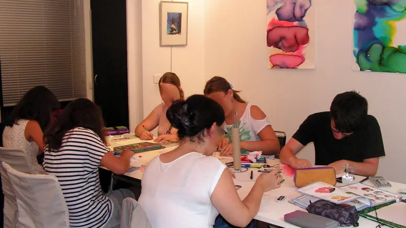 des stagiaires passionnés