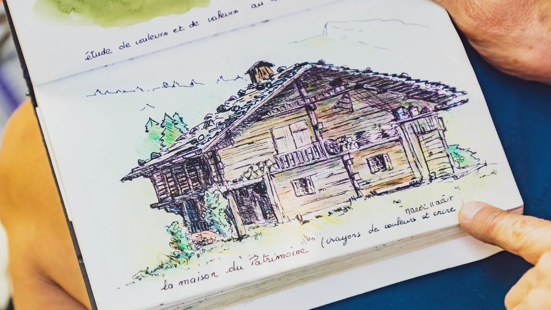 Croquis et aquarelle à thèmes en pleine nature : patrimoine, botanique, paysages, animaux