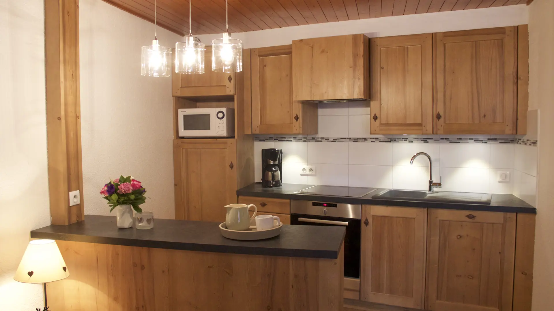 View of the kitchen