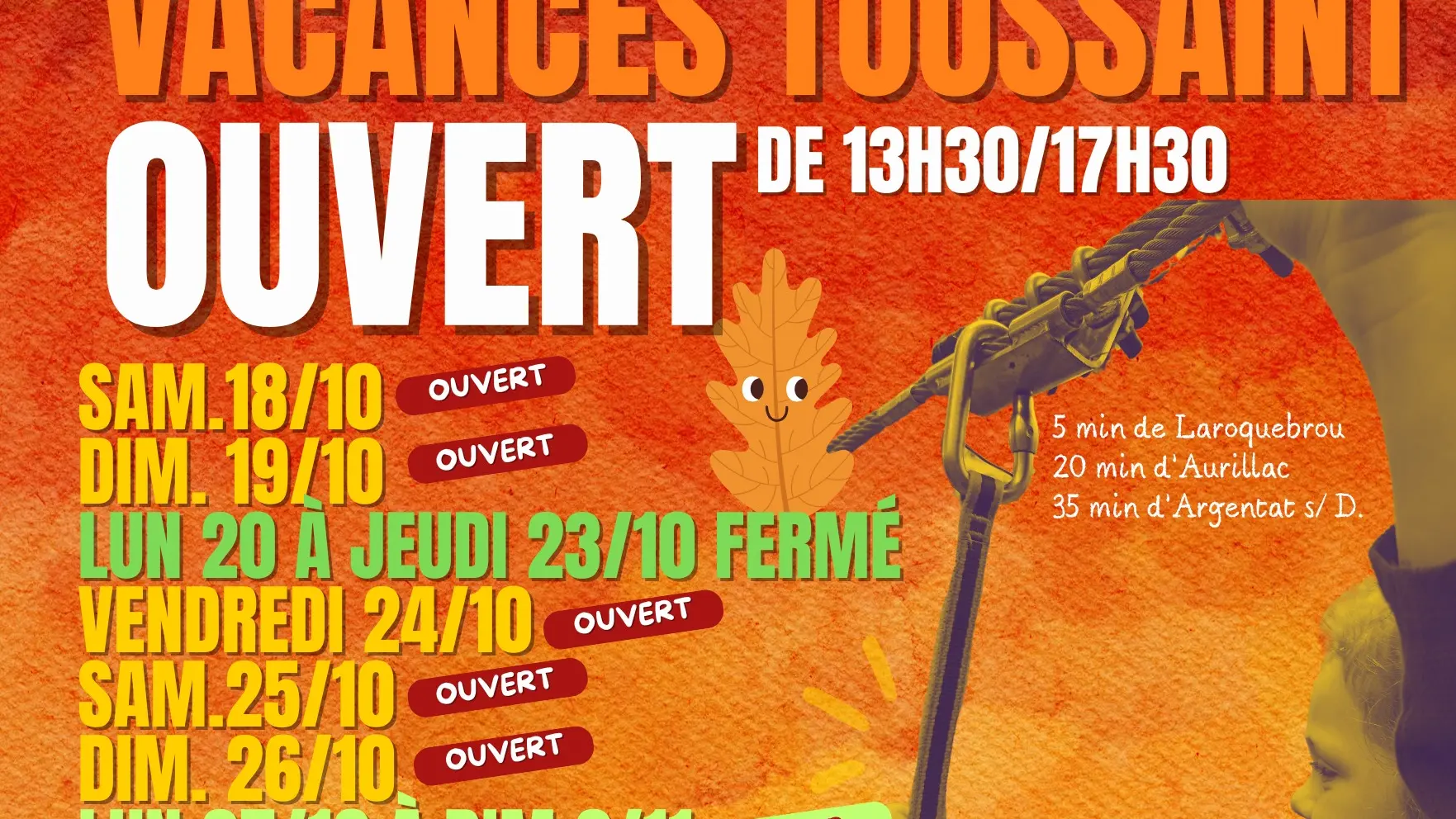 Vacances de la Toussaint