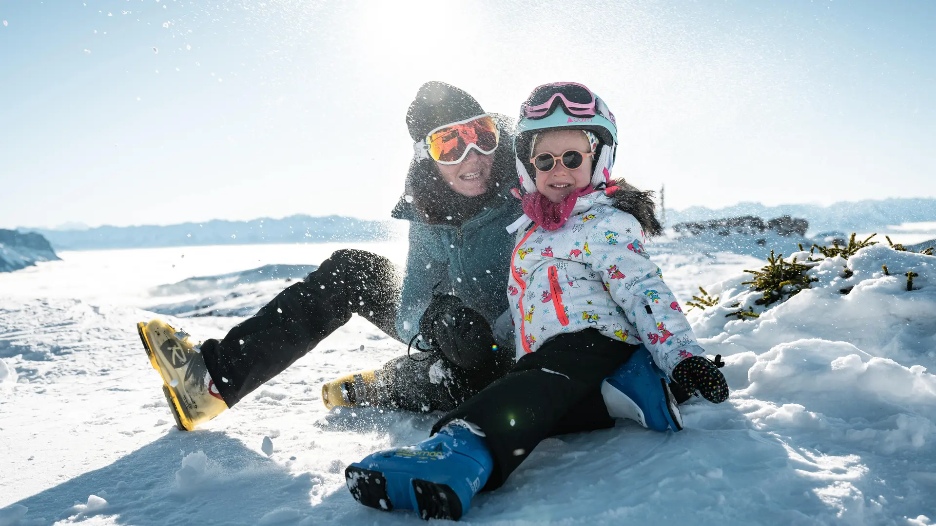 Pause neige aux Aillons-Margériaz