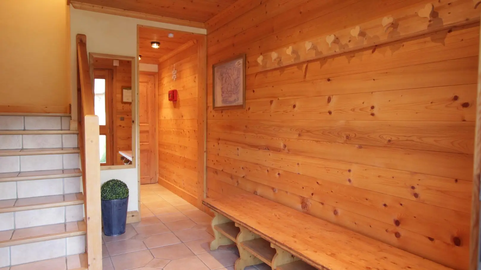 Entrée du chalet.