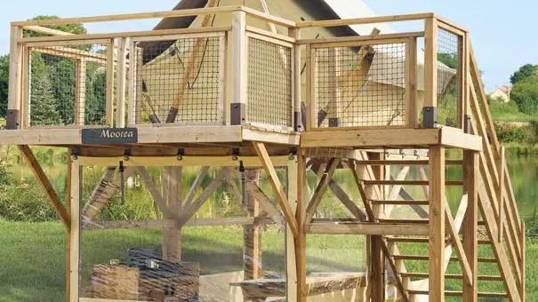 Tente insolite avec vue imprenable sur les montagne