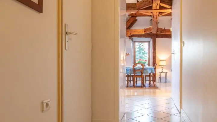 Couloir d'accès pièces d'eau