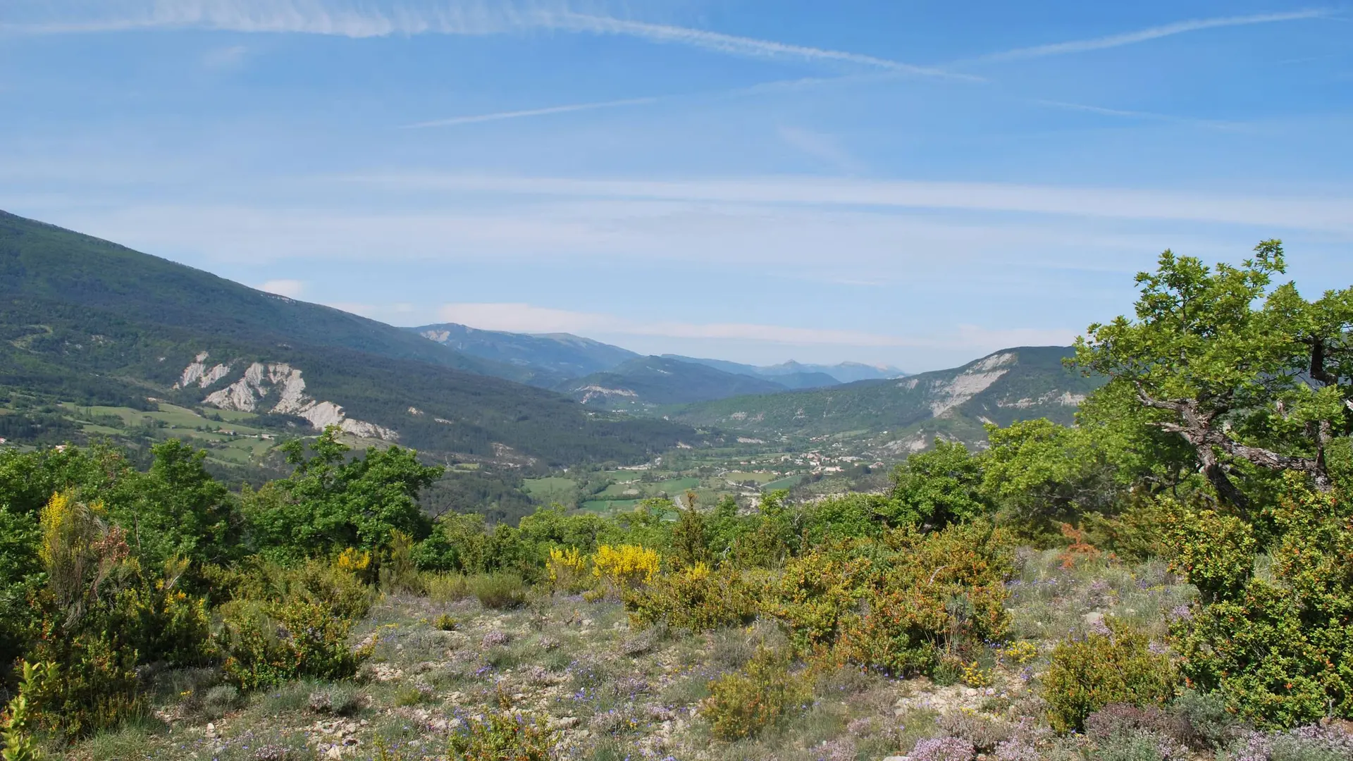 Point de vue sur la Méouge sauvage