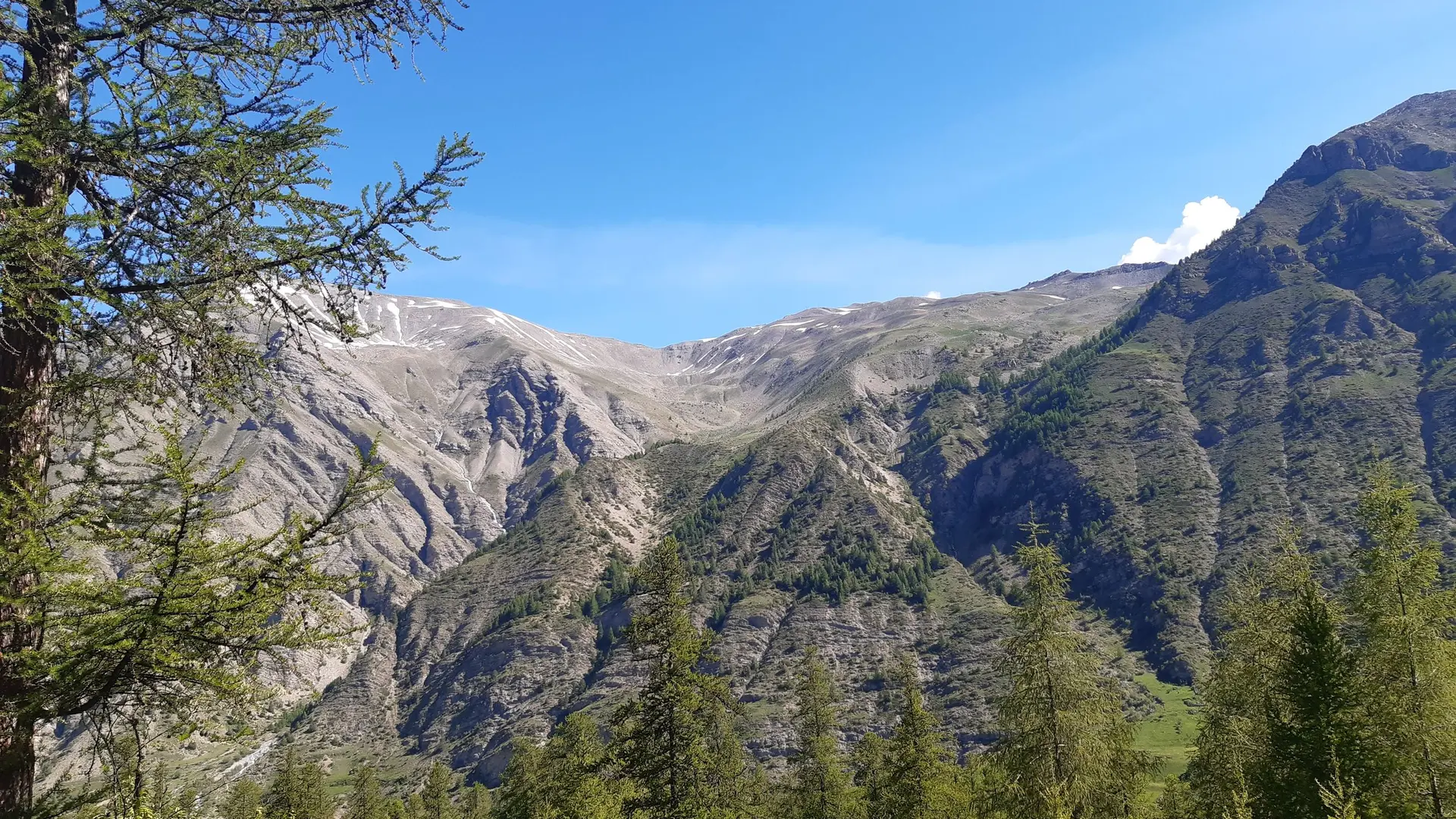 Le Pic de Chabrières et le Pic de Crévoux