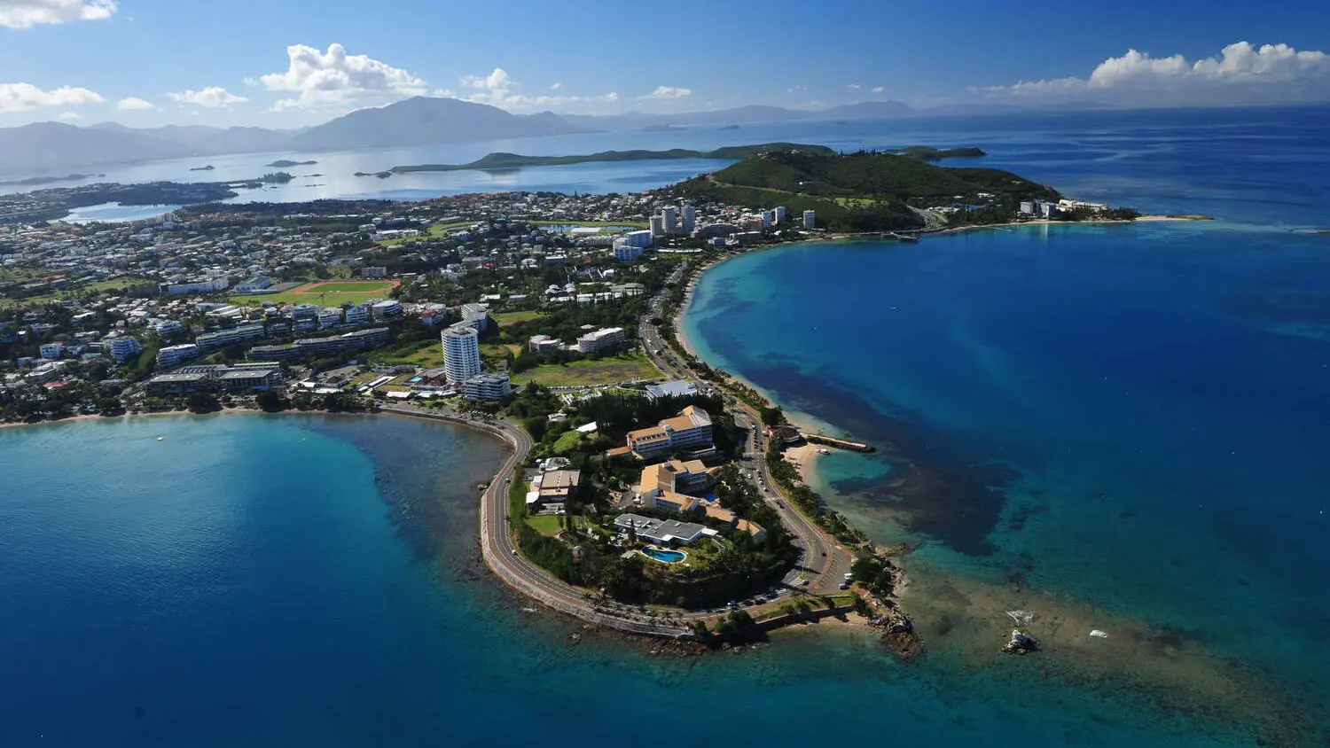 La Baie des Citrons et l'Anse Vata à Nouméa