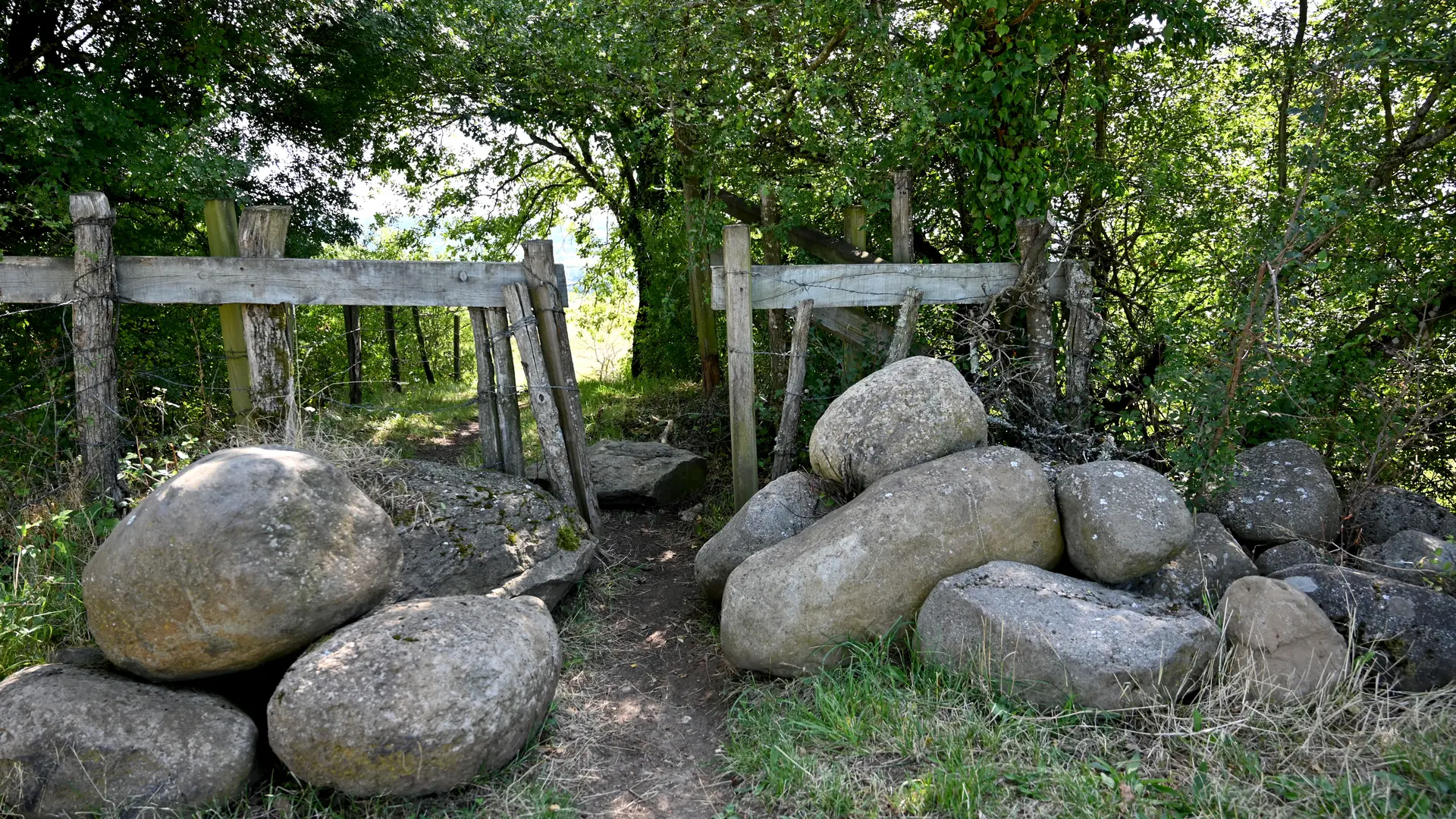 Passage lors de la randonnée