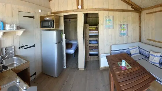 Eco-chalet vue 360