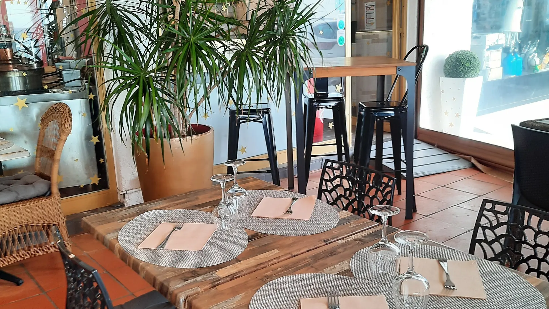Terrasse intérieure