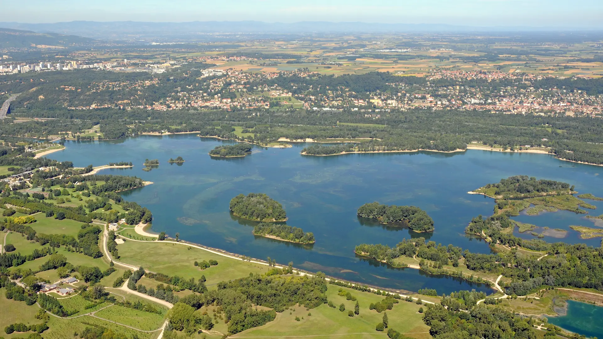 Vue aérienne du Grand Parc