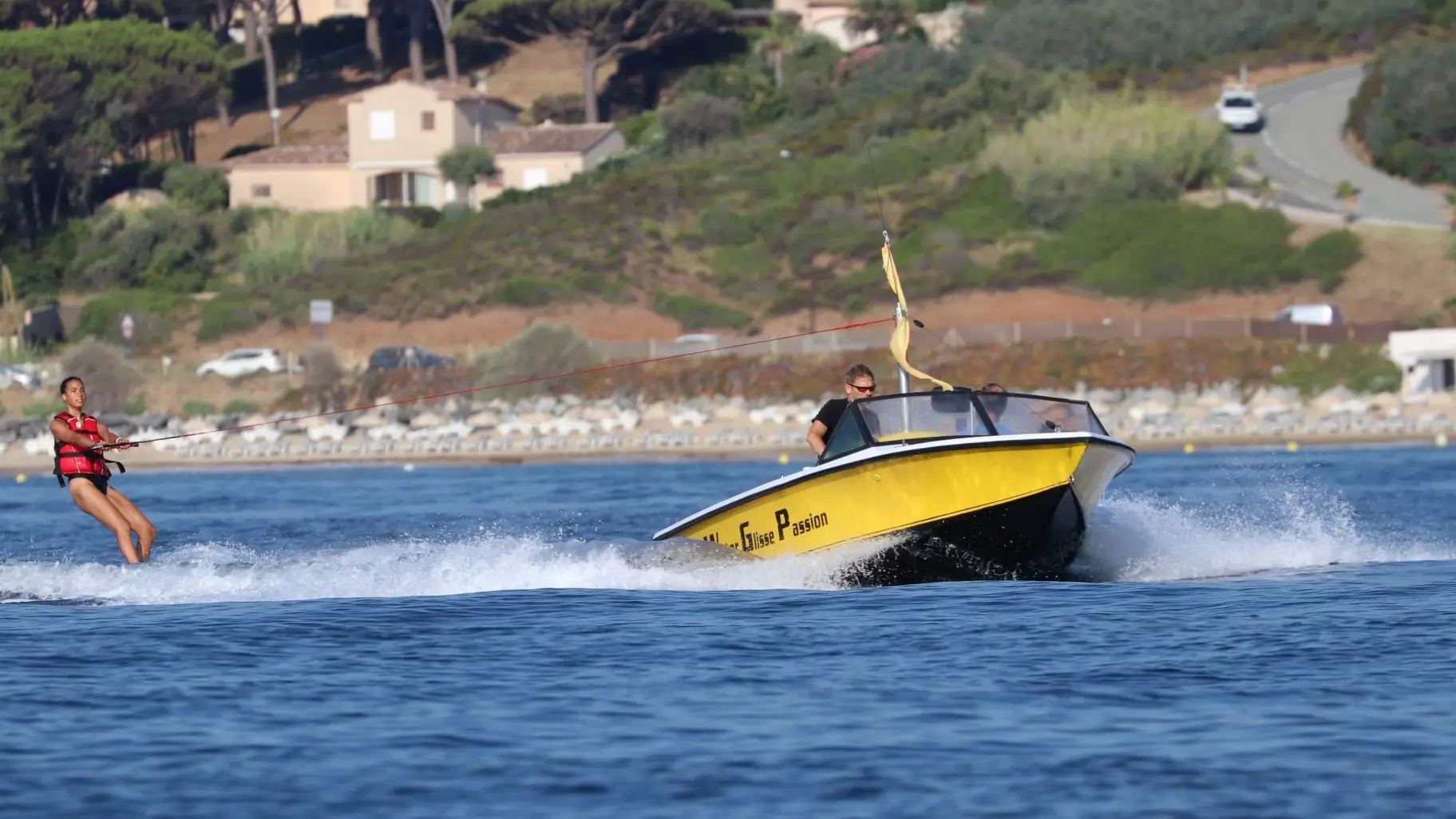 Ski nautique et Wakeboard en mer