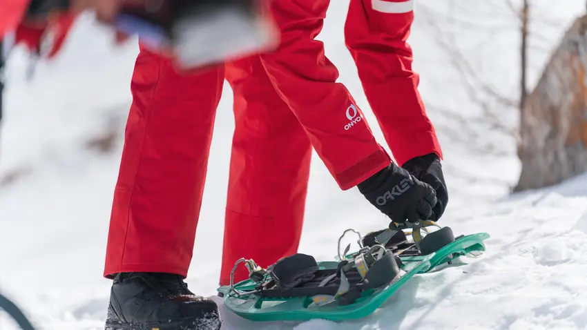 Apprendre à mettre ses raquettes