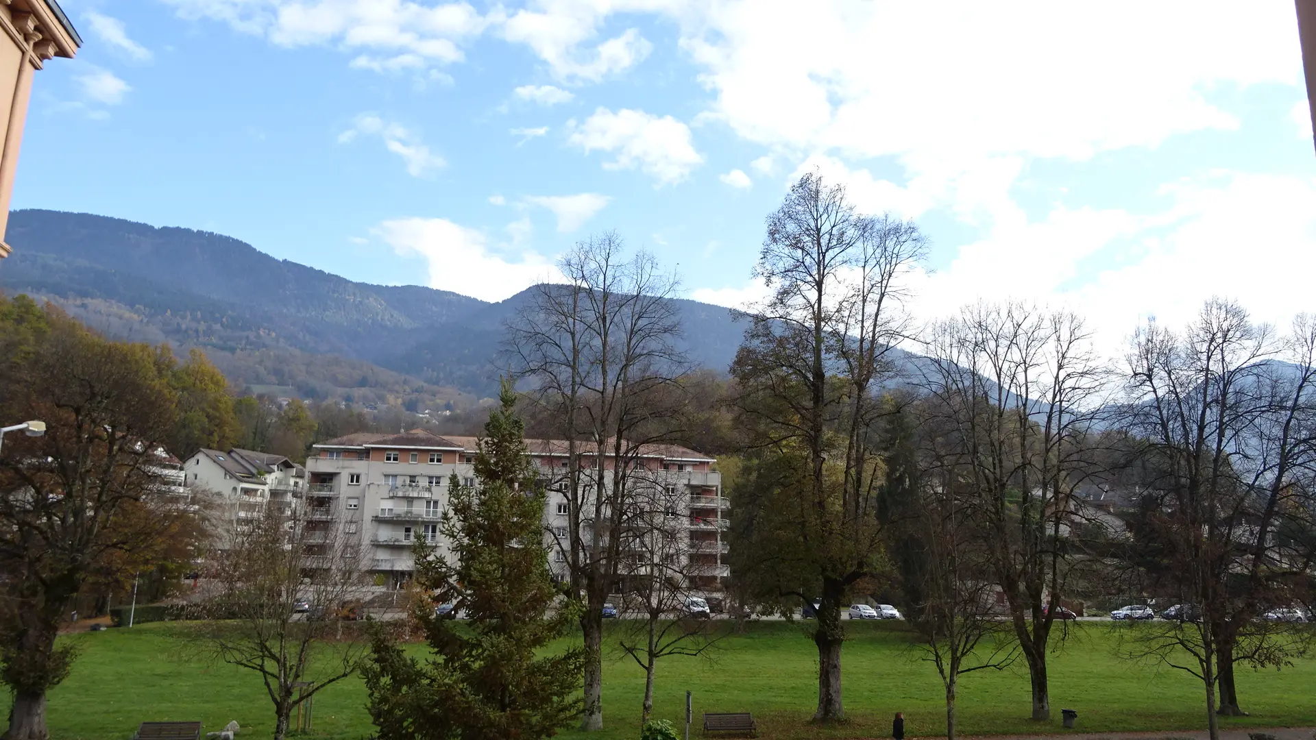 Vue sur le parc