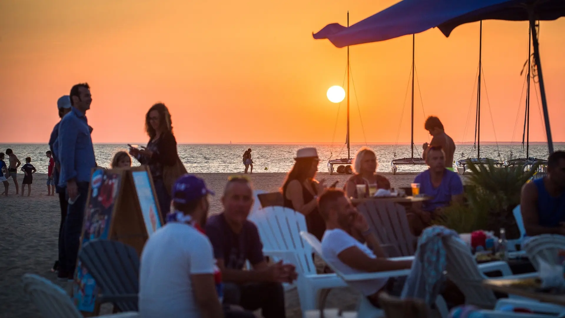 Bistrot du Port Coucher de soleil