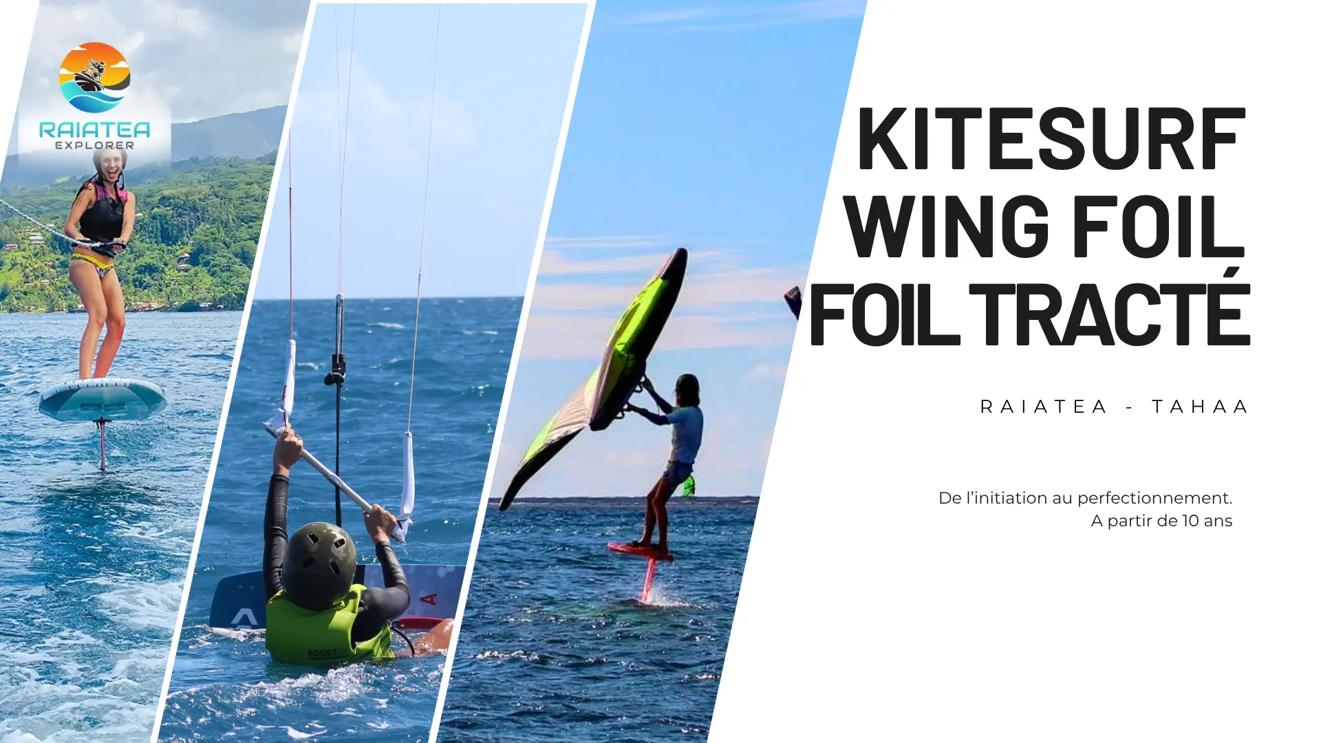 Enseignement et location kitesurf wing foil
