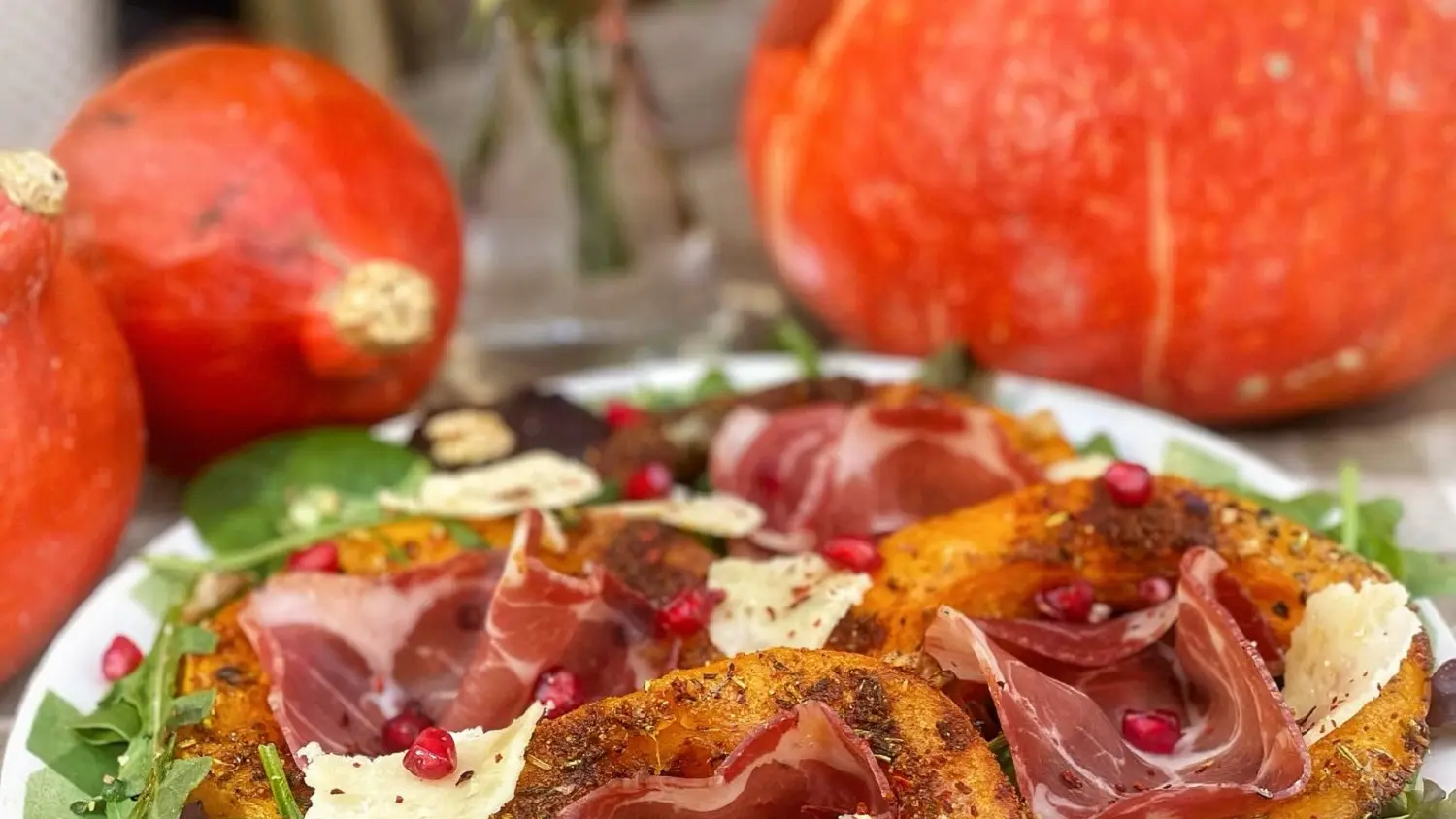 Salade de butternut grillée